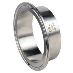 Штуцер CLAMP UC-31-W-106 Ду80 Ру10, корпус - нержавеющая сталь 304, присоединение - под приварку