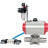 Кран шаровой BV3232P(3pc)-FP-W-ISO-H LONG Ду10 Ру63 полнопроходной, корпус - нержавеющая сталь 316, уплотнение - PTFE, под приварку, с пневмоприводом PA-SA-052, пневмораспределителем 4V320-08 AC220V и БПВ AFC2000 в Барнауле