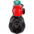 Кран шаровой BV4242E-FP-GRM-ISO Дн32 Ру10 полнопроходной, корпус - НПВХ, шар - НПВХ, уплотнение - EPDM, с пневмоприводом PA-DA-052, пневмораспределителем 4M310-08 DC24V и магнитным переключателем ALS200D в Барнауле
