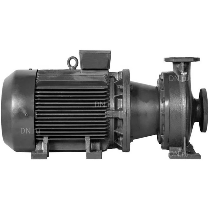 Насос центробежный, консольно-моноблочный КМ100-80-160б/2-5-АИР220/380/2-7,6 горизонтальный, корпус - чугун, мощность - 7.6кВт, напор - 22.3м, производительность - 1392л/мин, 220/380В, с электродвигателем в Барнауле