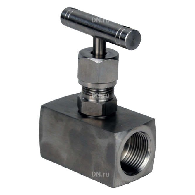 Клапан игольчатый VN3131M-T-Ht 3/8″ Ду10 Ру400 резьбовой, корпус - нержавеющая сталь 304, уплотнение - металл, с Т-образной рукояткой в Барнауле