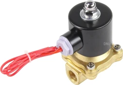 Клапан электромагнитный VS100-VT-NC-24VDC 3/8″ Ду10 Ру10, соленоидный двухходовой, корпус - латунь, уплотнение - Viton, резьбовой, нормально-закрытый, прямого действия, катушка - 24В