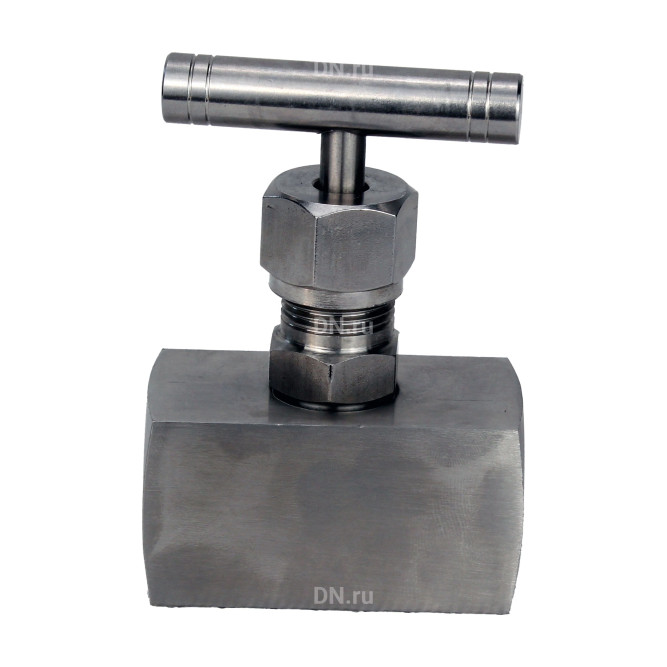 Клапан игольчатый VN3131M-T-Ht 3/4″ Ду20 Ру400 резьбовой, корпус - нержавеющая сталь 304, уплотнение - металл, с Т-образной рукояткой в Барнауле