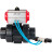 Кран шаровой BV4242E-FP-GRM-ISO Дн100 Ру10 полнопроходной, корпус - НПВХ, шар - НПВХ, уплотнение - EPDM, с пневмоприводом PA-DA-065 и пневмораспределителем 4V320-08 AC220V в Барнауле