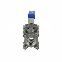 Кран шаровой BV3232P(3pc)-FP-T-ISO-H 1 1/2″ Ду40 Ру40 полнопроходной, нержавеющая сталь AISI 316, резьбовой, с ISO фланцем и рукояткой