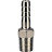 Штуцер елочка BF31-T-1/2-15 1/2″х15мм Ду15 Ру16 шланговый, корпус - нержавеющая сталь AISI 304 (CF8), присоединение - наружная резьба/штуцер в Барнауле