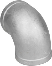 Отвод (уголок) ВР-ВР-316 21/2″ Ду65 Ру16 угол 90°, корпус - нержавеющая сталь 316, присоединение - внутренняя / внутренняя резьба