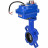 Затвор дисковый поворотный WBV1432N-2W-Fb-H Ду40 Ру16, корпус - чугун GGG50, диск - нержавеющая сталь 316L, уплотнение - NBR, с электроприводом blue QT-N-003EM-1-220VAC-У1 в Барнауле