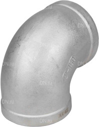 Отвод (уголок) ВР-ВР-316 3″ Ду80 Ру16 угол 90°, корпус - нержавеющая сталь 316, присоединение - внутренняя / внутренняя резьба