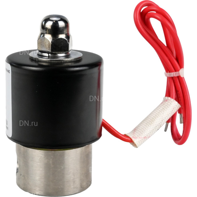 Клапан электромагнитный VS131-ET-NC-220VAC 1/4″ Ду8 Ру10, соленоидный двухходовой, корпус - нержавеющая сталь 304, уплотнение - EPDM, резьбовой, нормально-закрытый, прямого действия, катушка - 220В в Барнауле