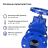 Задвижка клиновая 30ч39р (аналог МЗВ) GVWN1414E-2W-F-S blue Ду40 Ру10/16 фланцевая, корпус - чугун GGG50, уплотнение - EPDM, со штурвалом и невыдвижным штоком, цвет - синий в Барнауле