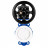 Затвор дисковый поворотный WBV3434Pf-2W-Fb-R Ду150 Ру16, корпус - углеродистая сталь WCB, диск - углеродистая сталь WCB, футерованный PTFE, уплотнение - PTFE, с пневмоприводом PA-DA-105-1 и пневмораспределителем 4M310-08 DC24V в Барнауле