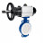 Затвор дисковый поворотный WBV3434Pf-2W-Fb-R Ду150 Ру16, корпус - углеродистая сталь WCB, диск - углеродистая сталь WCB, футерованный PTFE, уплотнение - PTFE, с пневмоприводом PA-DA-105-1 и пневмораспределителем 4M310-08 DC24V в Барнауле