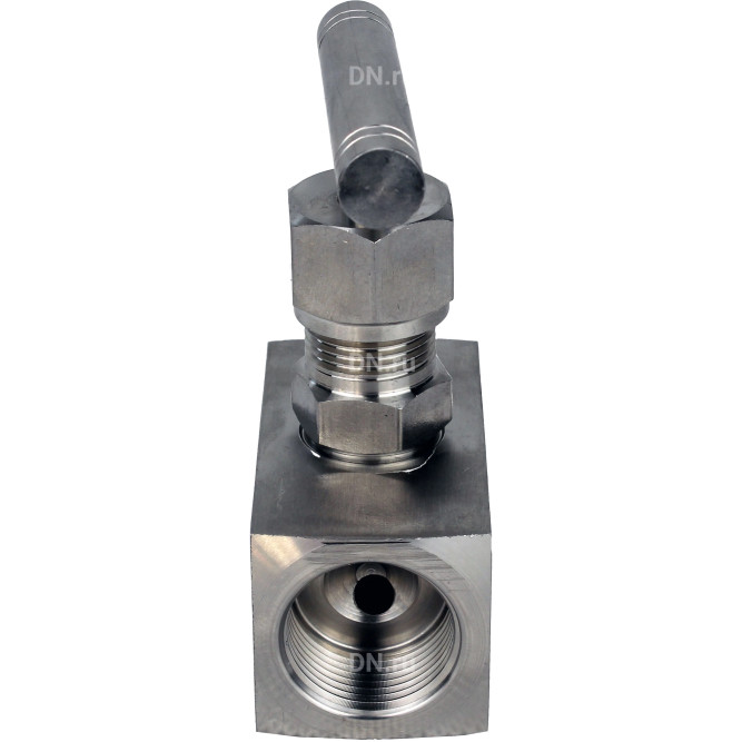 Клапан игольчатый VN3232M-T-Ht 3/4″ Ду20 Ру400 резьбовой, корпус - нержавеющая сталь 316, уплотнение - металл, с Т-образной рукояткой в Барнауле