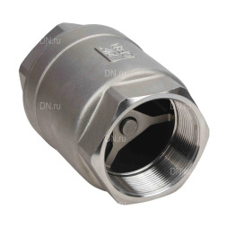 Клапан обратный VCS3232P-T 2″ 1/2 Ду65 Ру40 резьбовой, пружинный, корпус - нержавеющая сталь 316, диск - нержавеющая сталь 316, уплотнение - металл