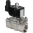 Клапан электромагнитный VS331-VT-NO-220VAC 3/8″ Ду10 Ру10, соленоидный двухходовой, корпус - нержавеющая сталь 304, уплотнение - Viton, резьбовой, нормально-открытый, прямого действия, катушка - 220В в Барнауле