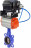 Затвор дисковый поворотный WBV1132N-2W-Fb-H Ду200 Ру16, корпус - чугун GG25, диск - нержавеющая сталь 316L, уплотнение - NBR, с пневмоприводом PA-DA-130 и с электропневматическим поворотным позиционером YT-1000RSN без обратной связи в Барнауле