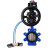 Затвор дисковый поворотный WBV1616E-2W-Fb-H Ду125 Ру16 LUG корпус - чугун QT450, диск - чугун QT450, уплотнение - EPDM, с пневмоприводом PA-DA-105-1, пневмораспределителем 4V320-10 AC220V и БКВ APL-510N EX в Барнауле