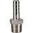 Штуцер елочка BF32-T-3/8-12 3/8″х12мм Ду10 Ру16 шланговый, корпус - нержавеющая сталь AISI 316 (CF8M), присоединение - наружная резьба/штуцер в Барнауле
