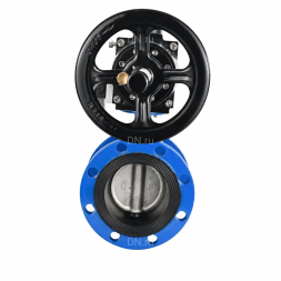Затвор дисковый поворотный WBV1331E-2W-F-H Ду50 Ру16 фланцевый, корпус - чугун GGG40, диск - нержавеющая сталь 304, уплотнение - EPDM, с пневмоприводом PA-DA-105-1 и пневмораспределителем 4M310-08 DC24V