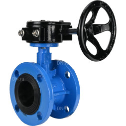 Затвор дисковый поворотный WBV1313E-2W-F-H Ду125 Ру16 фланцевый, корпус - чугун GGG40, диск - чугун GGG40, уплотнение - EPDM, с редуктором RDN RQN4-500Z-T30
