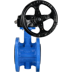 Затвор дисковый поворотный WBV1313E-2W-F-H Ду150 Ру16 фланцевый, корпус - чугун GGG40, диск - чугун GGG40, уплотнение - EPDM, с редуктором RDN RQN4-500Z-T30