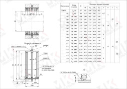 Сальник набивной ТМ 89-10 Ду500 L=200 серия 5.900-2