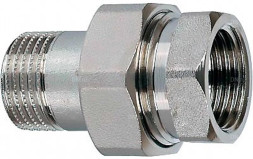 Соединение разъемное (американка) А-304-НР-ВР-PTFE 3″ Ду80 Ру20 с уплотнением под гайкой по плоскости, корпус - нержавеющая сталь AISI 304, присоединение - наружная/внутренняя резьба, тип резьбы - BSPT/BSPP