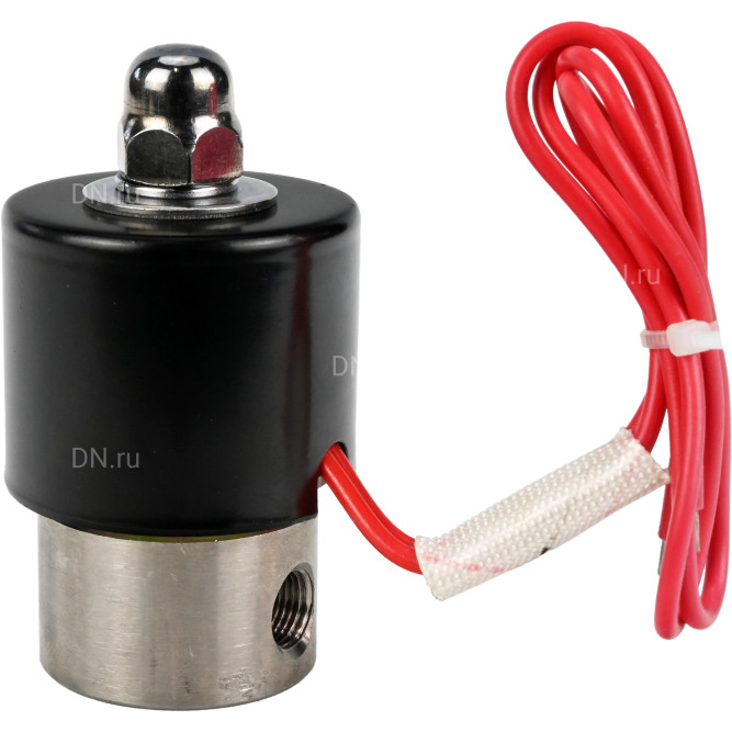 Клапан электромагнитный VS131-VT-NC-24VAC 1/8″ Ду6 Ру10 прямого действия двухходовой, корпус - сталь нержавеющая 304, присоединение - внутренняя резьба, уплотнение - VITON, нормально-закрытый, катушка - 24 В AC в Барнауле