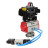 Кран шаровой BV3232P(4pc)-SP-3WL-T-ISO-H Ду10 Ру63, стандартнопроходной, четырехсоставной, корпус - нержавеющая сталь 316, уплотнение - PTFE, внутренняя резьба, с пневмоприводом PA-SA-052, пневмораспределителем 4V320-10 AC220V, БКВ APL-410N Ex в Барнауле