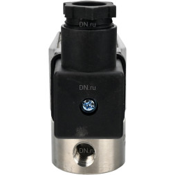 Клапан электромагнитный VS331-NT-NC-24VDC 1/4″ Ду8 Ру10, соленоидный двухходовой, корпус - нержавеющая сталь 304, уплотнение - NBR, резьбовой, нормально-закрытый, прямого действия, катушка - 24В