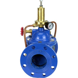Регулятор до себя с пилотным управлением PVB3-1313N-F Ду150 Ру16, мембранный, корпус - чугун GGG40, диск - чугун GGG40, уплотнение - NBR, присоединение - фланцевое