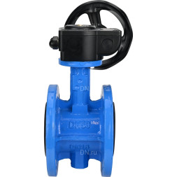 Затвор дисковый поворотный WBV1313E-2W-F-R Ду300 Ру16 фланцевый, корпус - чугун GGG40, диск - чугун GGG40, уплотнение - EPDM, с редуктором HAM RQN5-1500Z-T50