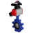 Затвор дисковый поворотный WBV1631E-2W-Fb-H Ду125 Ру16 LUG корпус - чугун QT450, диск - нержавеющая сталь 304, уплотнение - EPDM, с пневмоприводом PA-DA-105, пневмораспределителем 4M310-08 AC220V и БКВ APL-210N в Барнауле