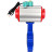 Затвор дисковый поворотный WBV1616N-2W-Fb-H Ду125 Ру16 LUG корпус - чугун QT450, диск - чугун QT450, уплотнение - NBR, с пневмоприводом PA-DA-105, пневмораспределителем 4M310-08 DC24V и магнитным переключателем ALS200D в Барнауле