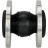 Компенсатор резиновый CR-E25-F Ду100 Ру16, резиновая вставка (корпус) - EPDM, тип присоединения - фланцевый, материал фланцев - сталь углеродистая оцинкованная в Барнауле