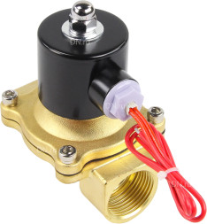 Клапан электромагнитный VS100-ET-NC-24VAC 1″ Ду25 Ру10 прямого действия двухходовой, корпус - латунь, присоединение - внутренняя резьба, уплотнение - EPDM, нормально-закрытый, катушка - 24 В AC