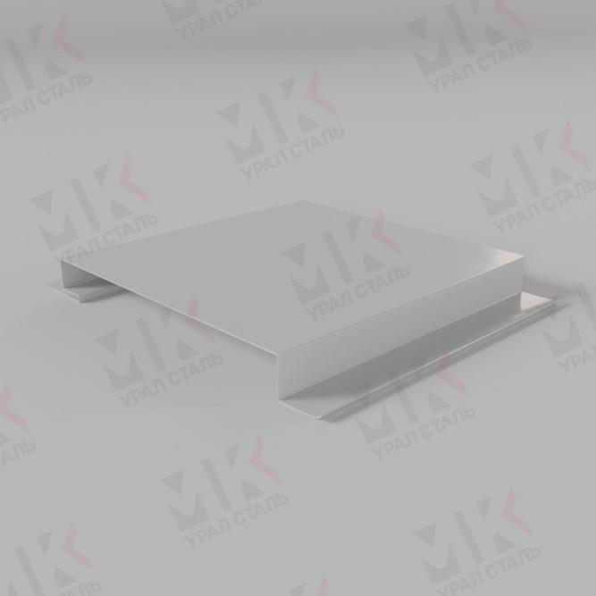 Линеарная панель гладкая с открытыми торцами 24хС/20 RAL7004 Серый в Барнауле