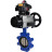 Затвор дисковый поворотный WBV1616N-2W-Fb-H Ду125 Ру16 LUG корпус - чугун QT450, диск - чугун QT450, уплотнение - NBR, с пневмоприводом PA-DA-105-1, пневмораспределителем 4M310-08 DC24V и БКВ APL-410N EX в Барнауле