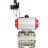 Кран шаровой BV3232P(3pc)-FP-SW-ISO-H Ду40 Ру63 полнопроходной, корпус - нержавеющая сталь SS316, под приварку, с пневмоприводом PA-DA-065, пневмораспределителем 4M310-08 DC24V, БПВ AFC2000 в Барнауле