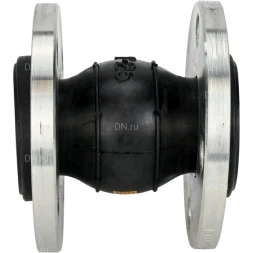 Компенсатор резиновый CR-E25-F Ду250 Ру16, резиновая вставка (корпус) - EPDM, тип присоединения - фланцевый, материал фланцев - сталь углеродистая оцинкованная
