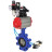 Затвор дисковый поворотный WBV1616E-2W-Fb-H Ду65 Ру16 LUG корпус - чугун QT450, диск - чугун QT450, уплотнение - EPDM, с пневмоприводом PA-DA-065, пневмораспределителем 4V320-10 AC220V, БКВ APL-210N и БПВ AFC2000 в Барнауле