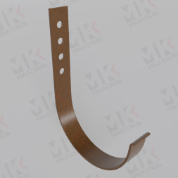Держатель желоба 125х280 мм Dark Brown Темно-коричневый