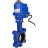Затвор дисковый поворотный WBV1616N-2W-Fb-H Ду50 Ру16 LUG межфланцевый, корпус - чугун QT450, диск - чугун QT450, уплотнение - NBR, с электроприводом QT-N-003EM-O1-12VDC-У1 blue 12В в Барнауле