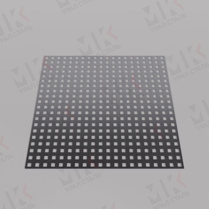Лист алюминиевый перфорированный 1000x2100x2 мм Qg 10-12 в Барнауле