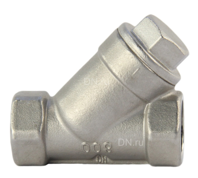 Фильтр сетчатый FMY3232P-T 1/2″ Ду15 Ру16, Y-образный, корпус - нержавеющая сталь 316, резьбовой в Барнауле