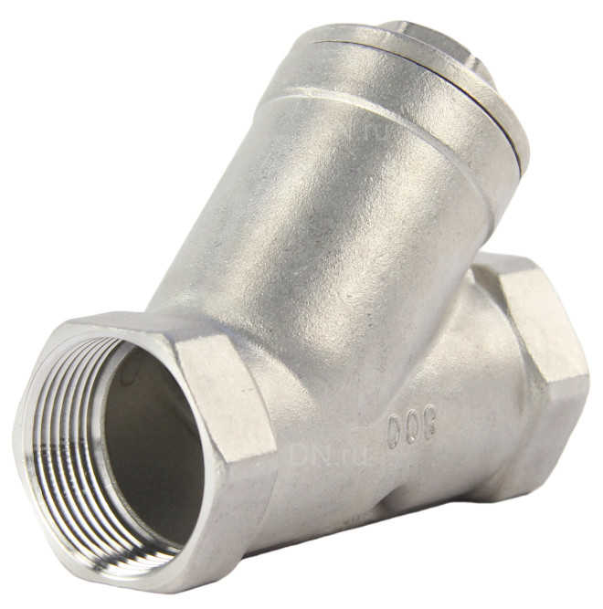 Фильтр сетчатый FMY3232P-T 1 1/4″ Ду32 Ру16, Y-образный, корпус - нержавеющая сталь 316, резьбовой в Барнауле