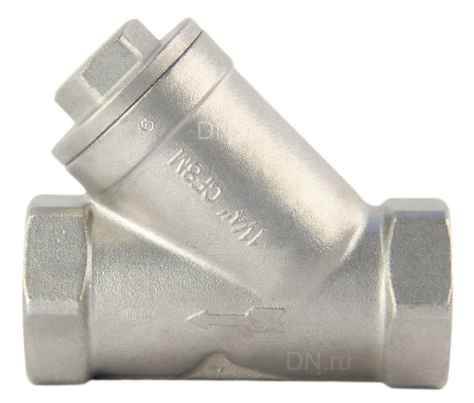 Фильтр сетчатый FMY3232P-T 1 1/4″ Ду32 Ру16, Y-образный, корпус - нержавеющая сталь 316, резьбовой в Барнауле