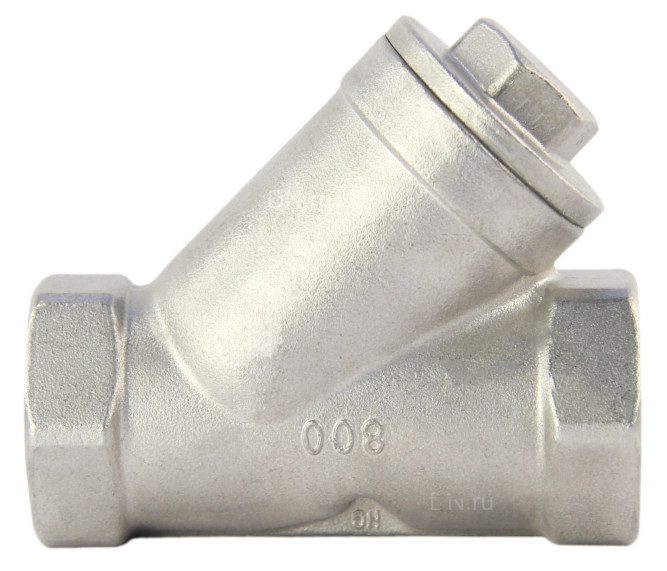Фильтр сетчатый FMY3232P-T 1 1/4″ Ду32 Ру16, Y-образный, корпус - нержавеющая сталь 316, резьбовой в Барнауле