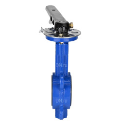 Затвор дисковый поворотный WBV1432N-2W-Fb-H Ду125 Ру16 межфланцевый, корпус - чугун GGG50, диск - нержавеющая сталь 316L, уплотнение NBR, с рукояткой